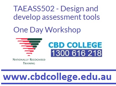 TAEASS502 Design and Develop Assessment Tools Melbourne Taeass502-design-and-develop-assessment-tools
